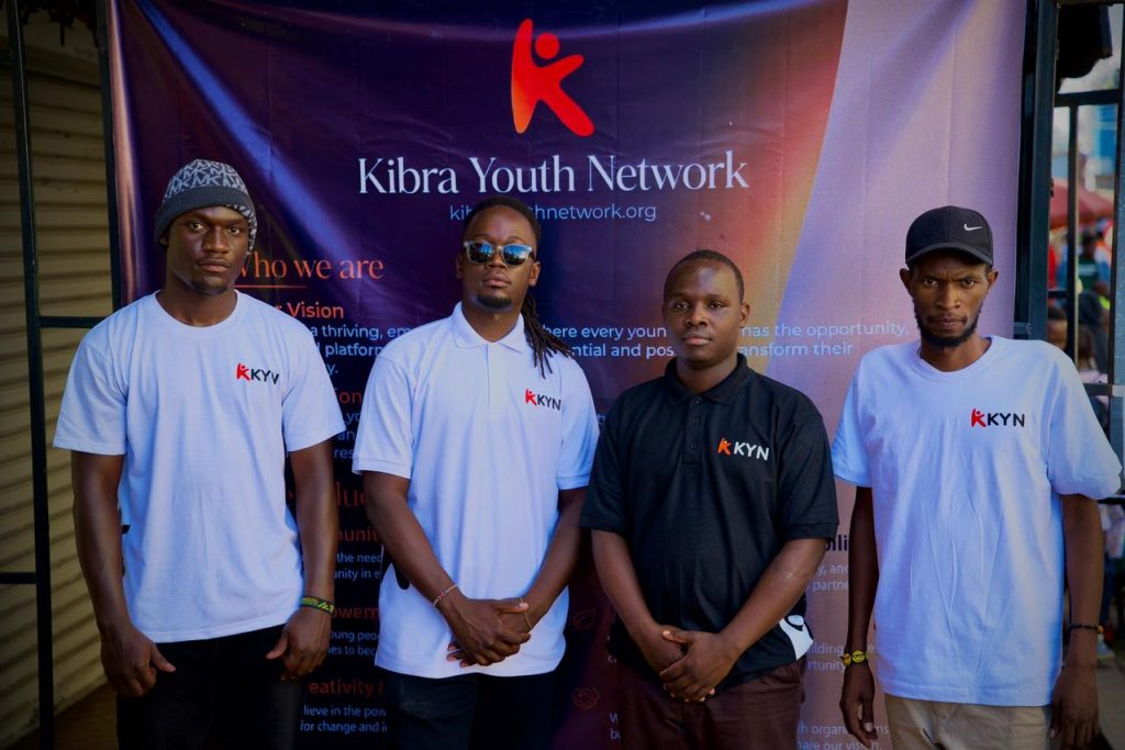 Young people taking part in a Kibra Youth Network activity