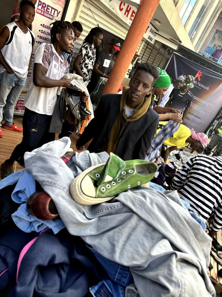 Kibra Youth Network community day in Kibera
