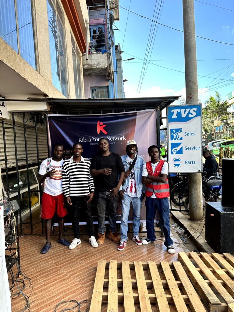 Kibra Youth Network community day in Kibera